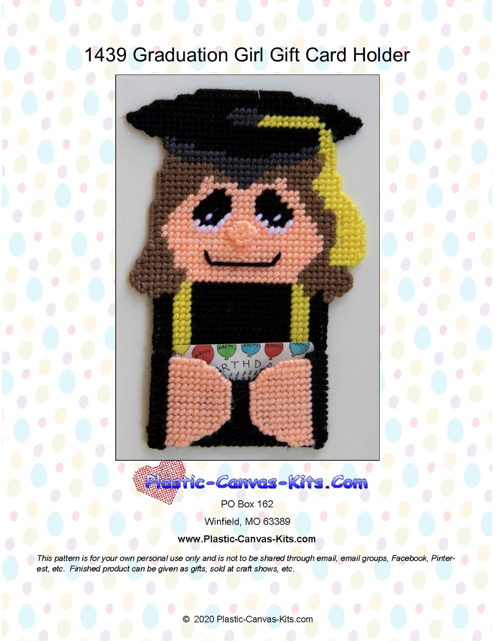 Graduation Girl Gift Card Holder