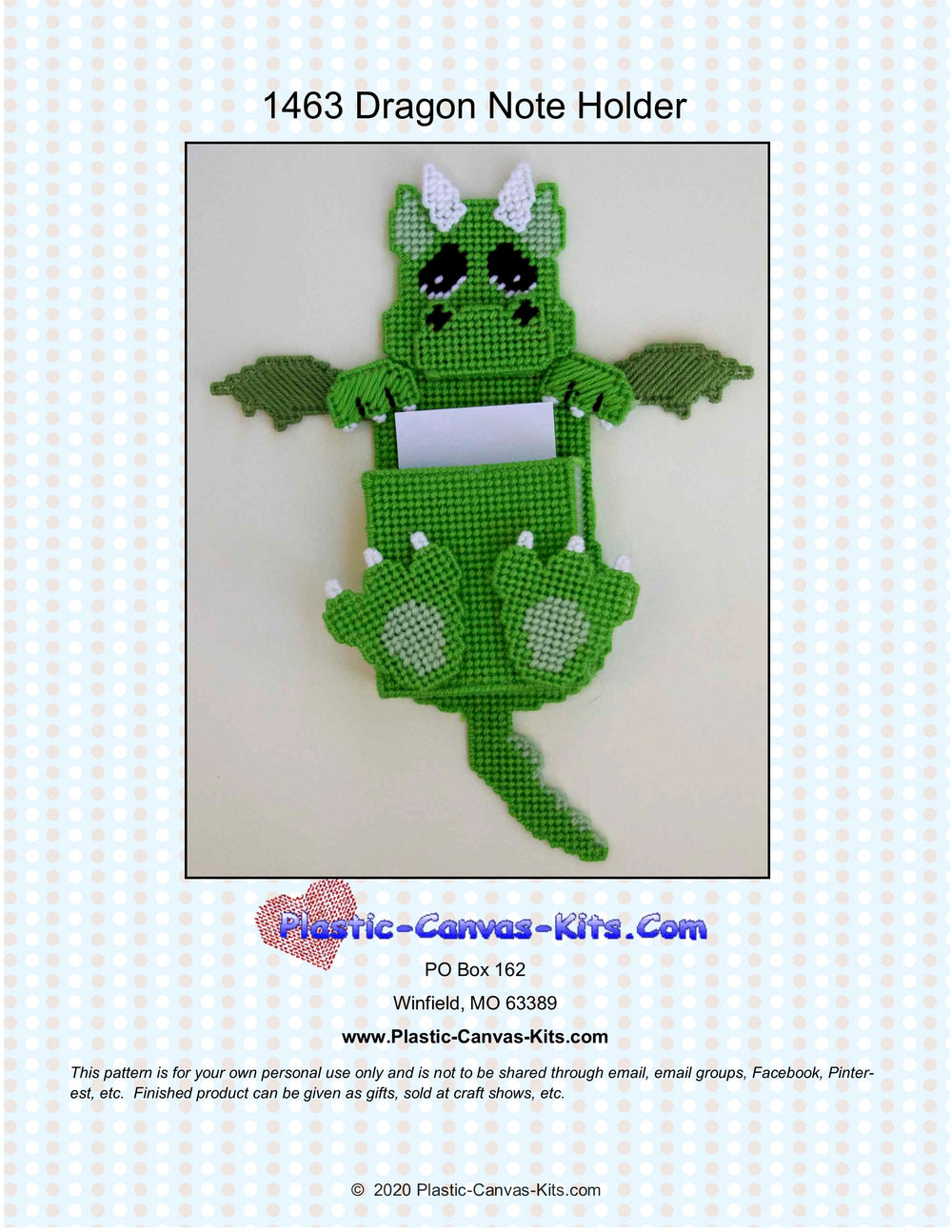Dragon Note Holder