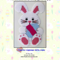 Cute Easter Bunny Holding Egg Wall Hanging