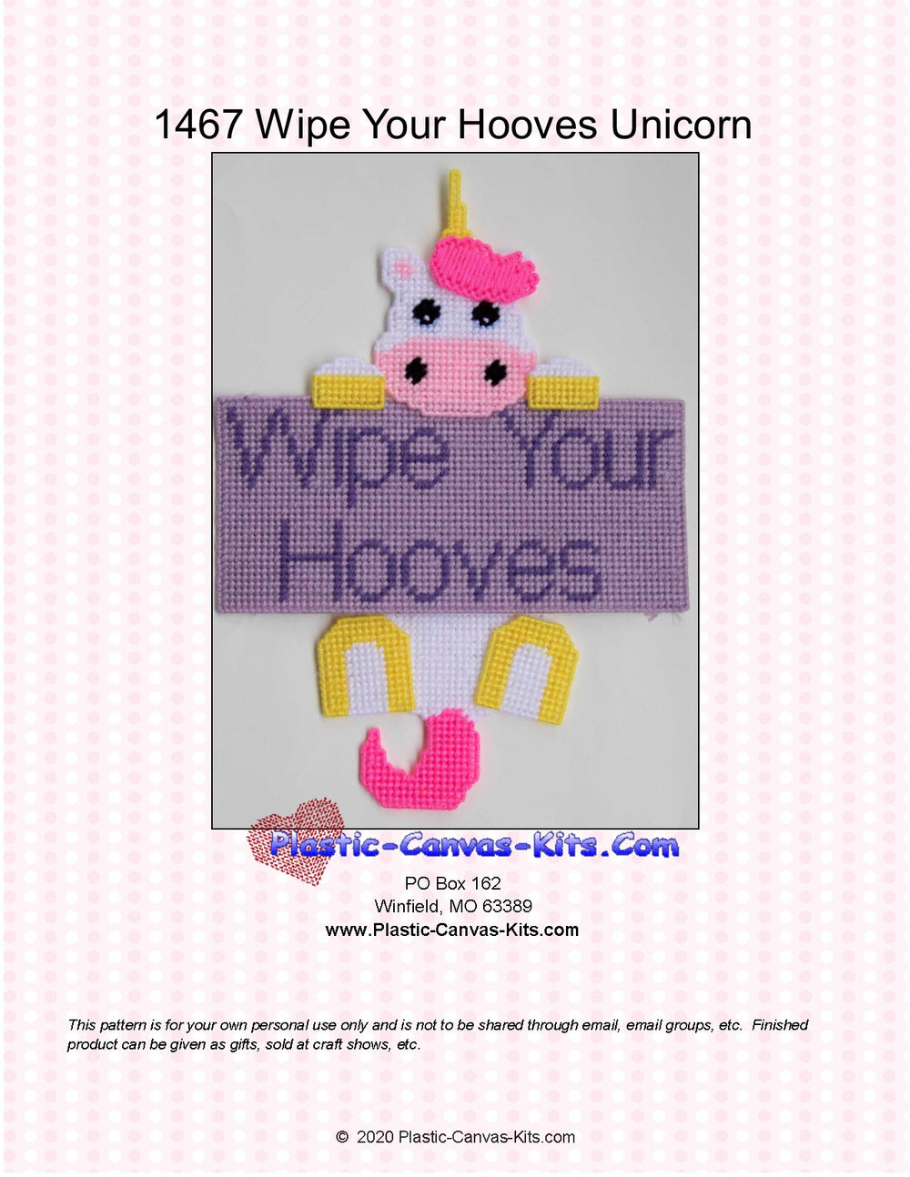 Unicorn-Wipe Your Hooves
