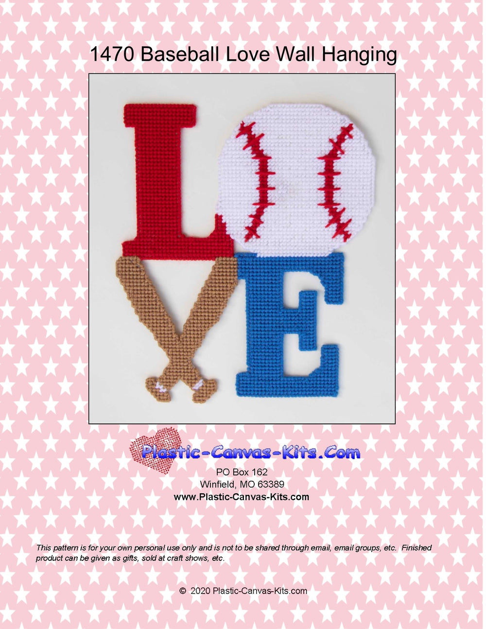 Baseball Love Wall Hanging