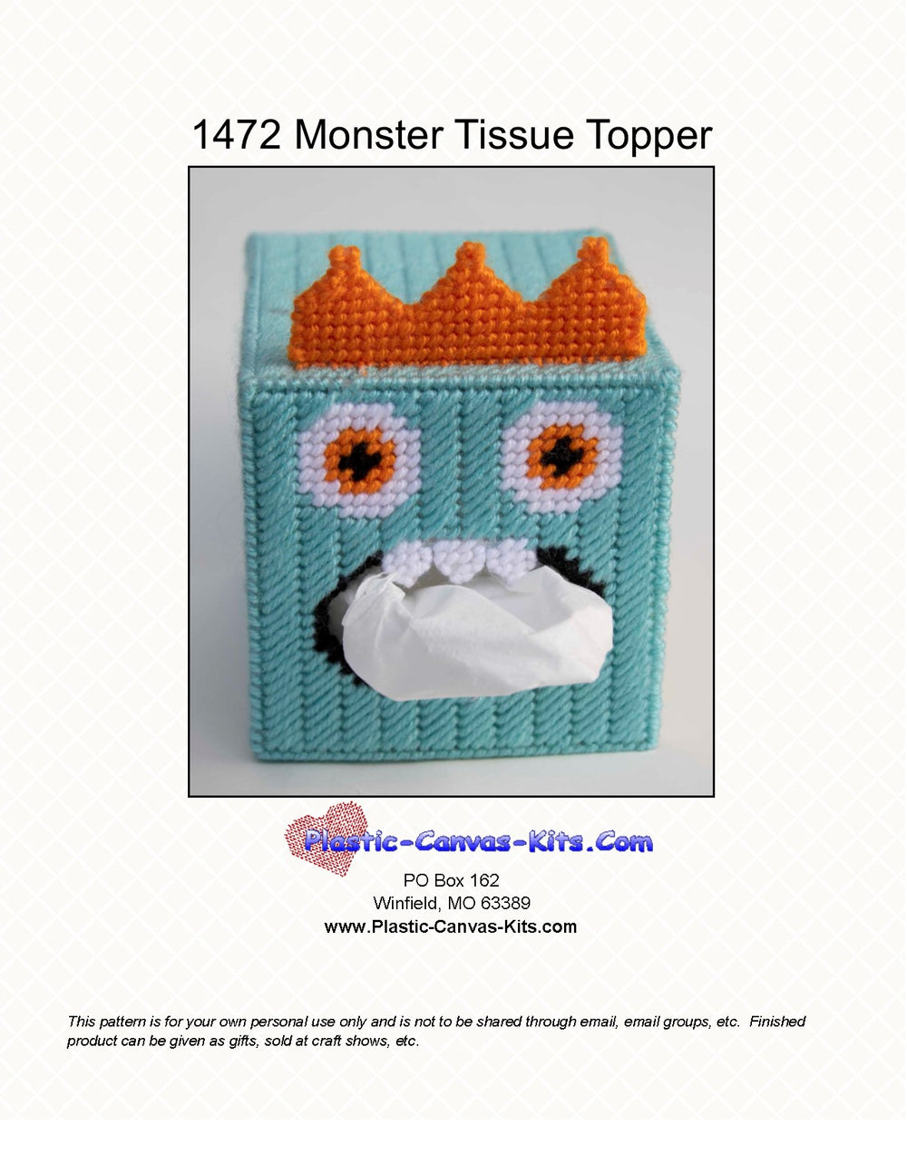 Monster Tissue Topper