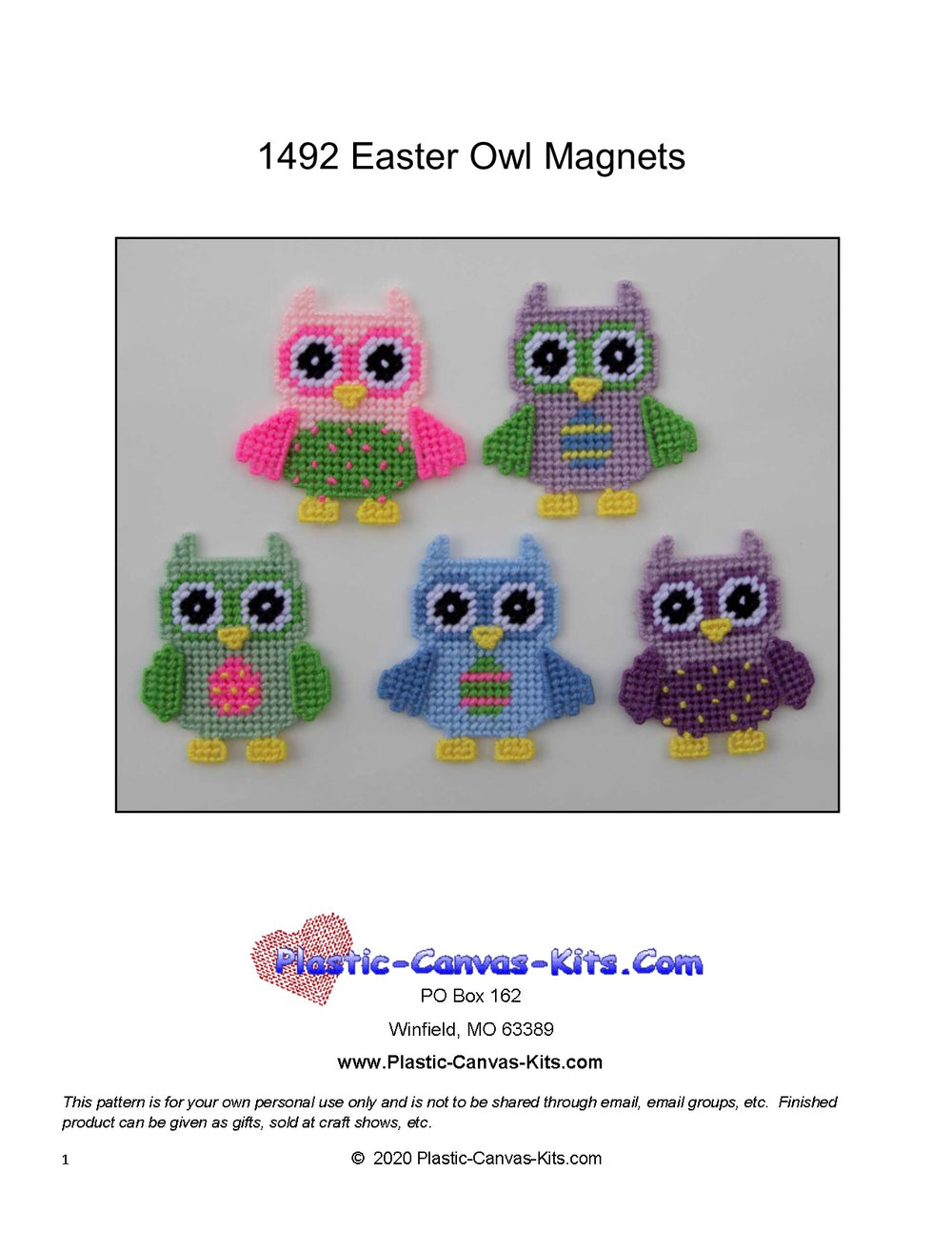 Easter Owl Magnets