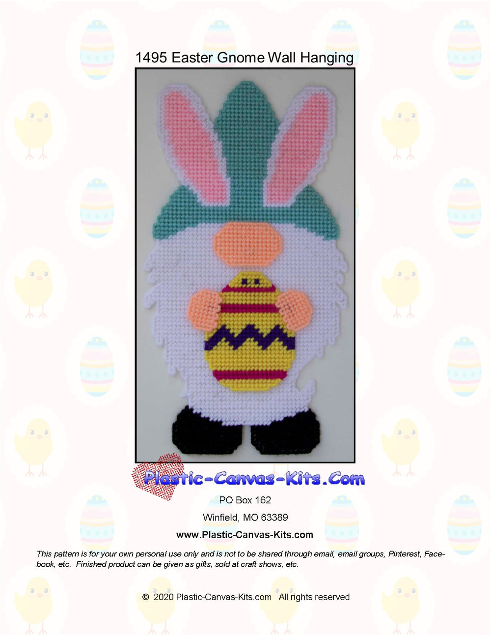 Easter Gnome Wall Hanging