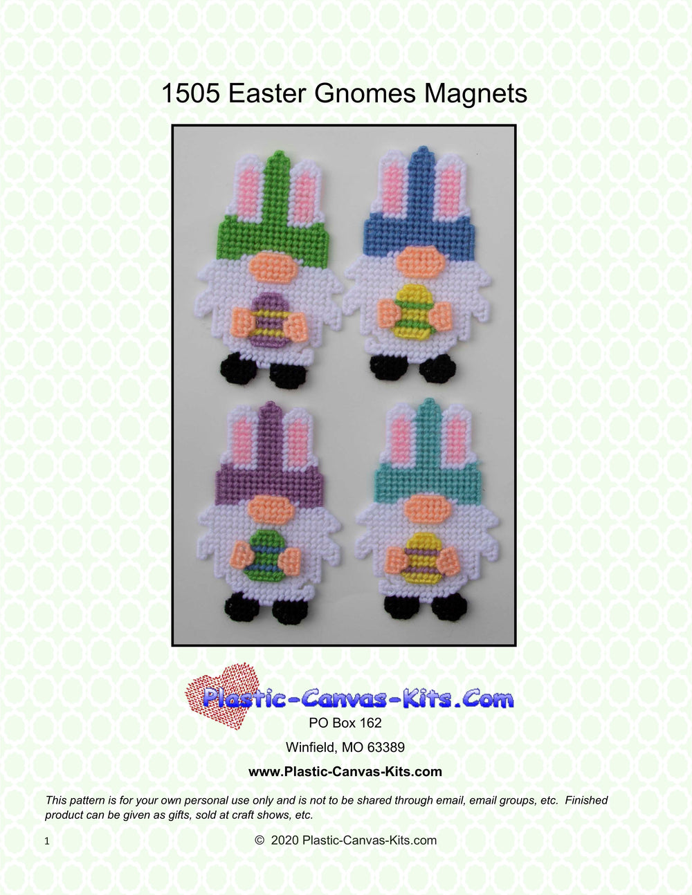 Easter Gnome Magnets