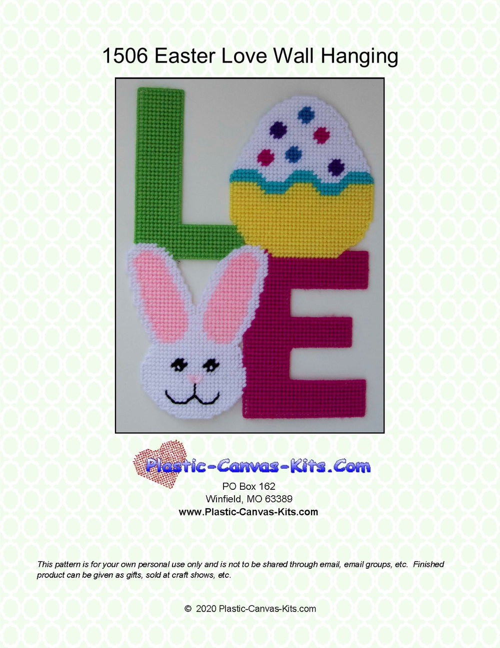 Easter Love Wall Hanging