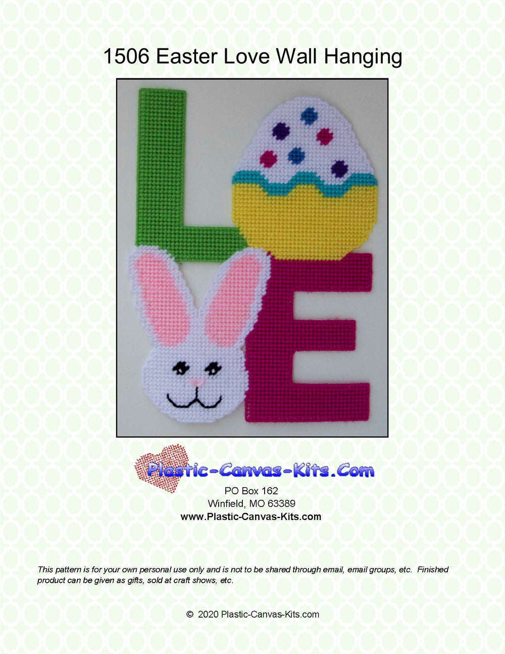 Easter Love Wall Hanging