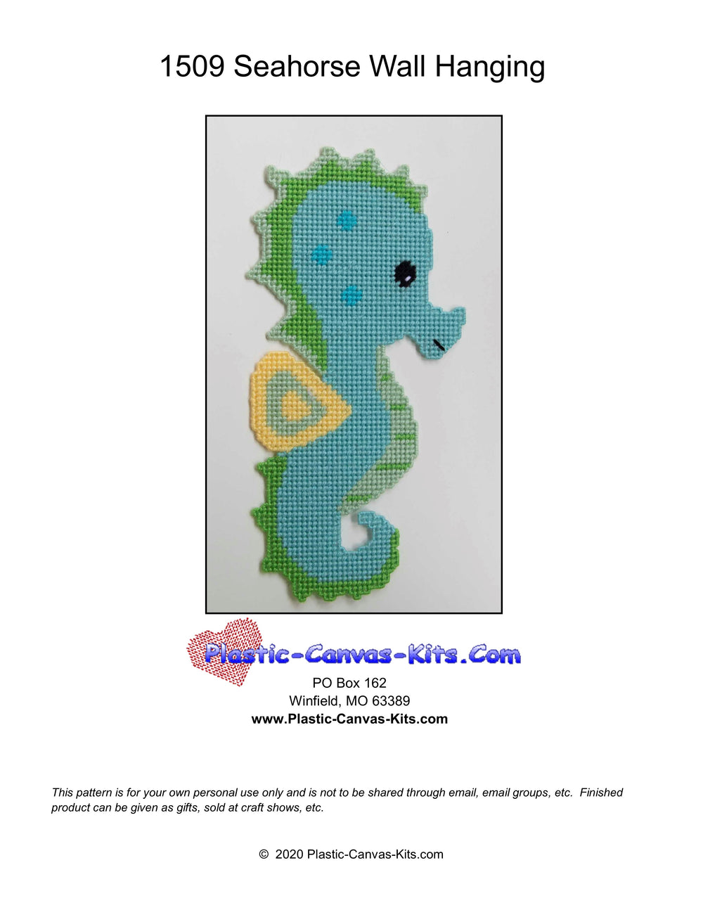 Seahorse Wall Hanging