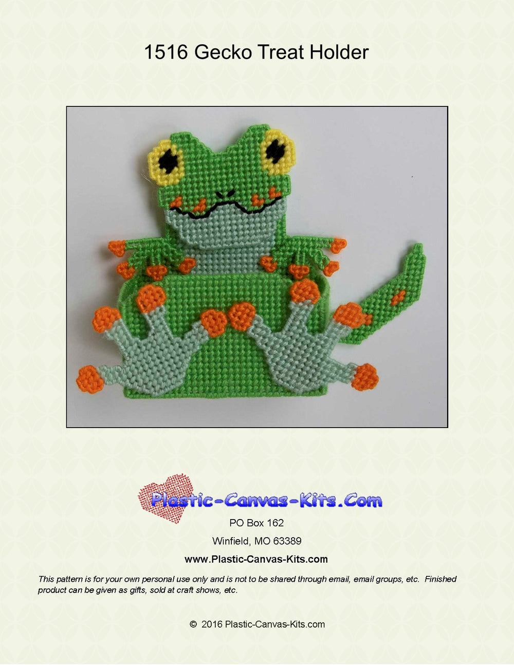 Gecko Treat Holder