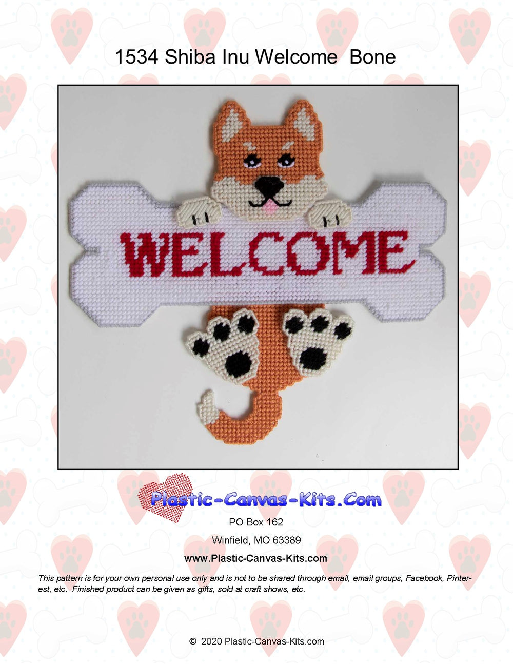 Shiba Inu Welcome Bone