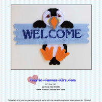 Puffin Welcome Sign