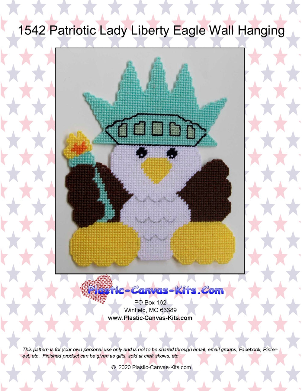 Patriotic Lady Liberty Eagle Wall Hanging