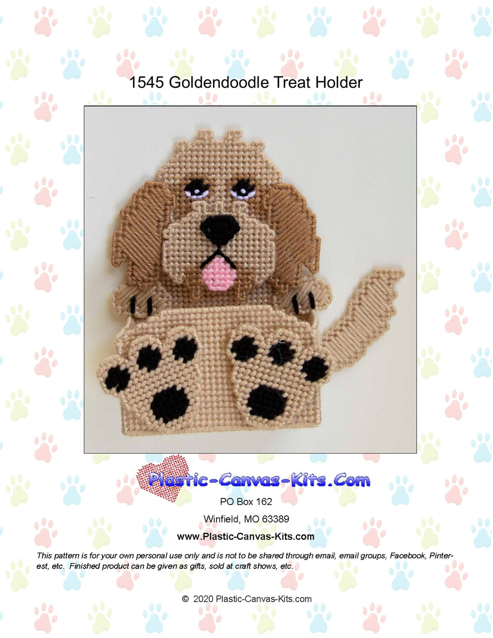 Goldendoodle Treat Holder