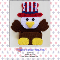 Patriotic Eagle Boy Treat Holder