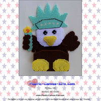 Patriotic Lady Liberty Eagle Treat Holder
