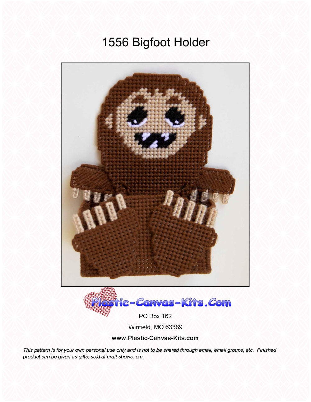 Bigfoot Treat Holder