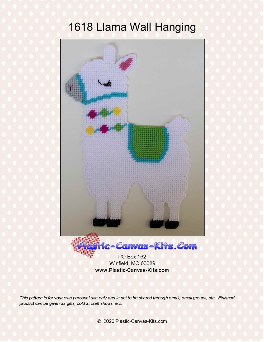 Llama Wall Hanging