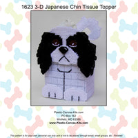 Japanese Chin 3-D  Tissue Topper