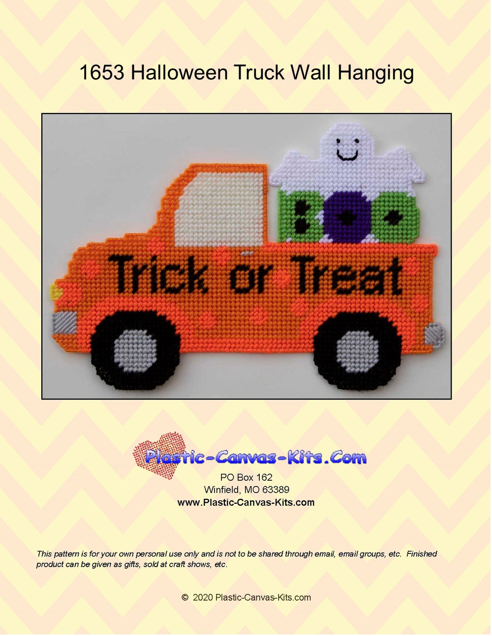 Halloween Truck Wall Hanging