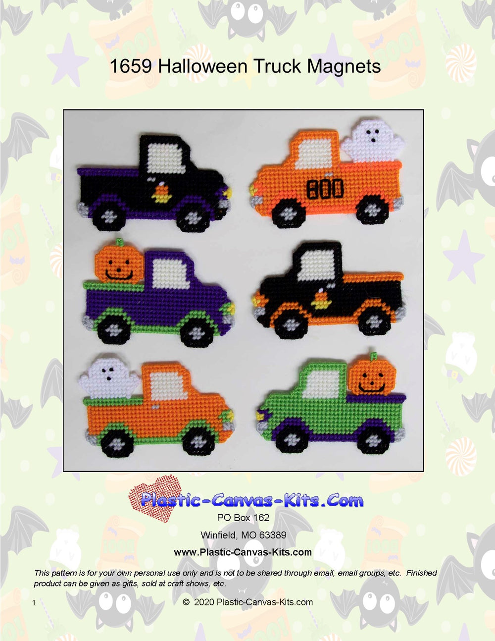 Halloween Truck Magnets