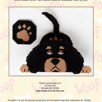 Black and Tan Coonhound 3-D Coaster Set