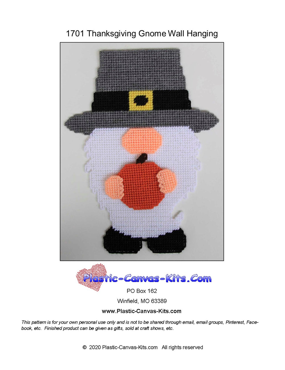 Thanksgiving Gnome Wall Hanging