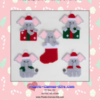 Elephant Christmas Ornaments