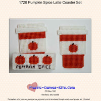 Pumpkin Spice Latte Coaster Set