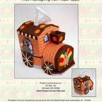 Thanksgiving Train Tissue Topper