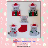 Hippo Christmas Ornaments