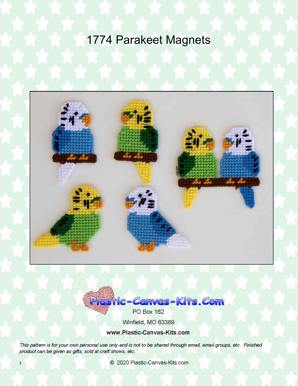 Parakeet Magnets