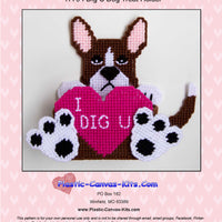 Valentine's Day I Dig U Dog Treat Holder