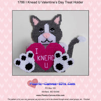 Valentine's Day I Knead U Cat Treat Holder