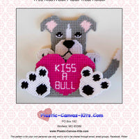 Kiss A Bull Valentine's Day Pitbull Treat Holder