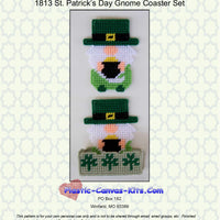 St. Patrick's Day Gnome Coaster Set