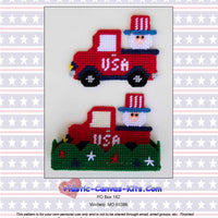 Patriotic Truck Coaster Set