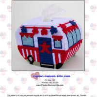 Patriotic Camper Tissue Topper