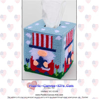 Patriotic Gnome Tissue Topper