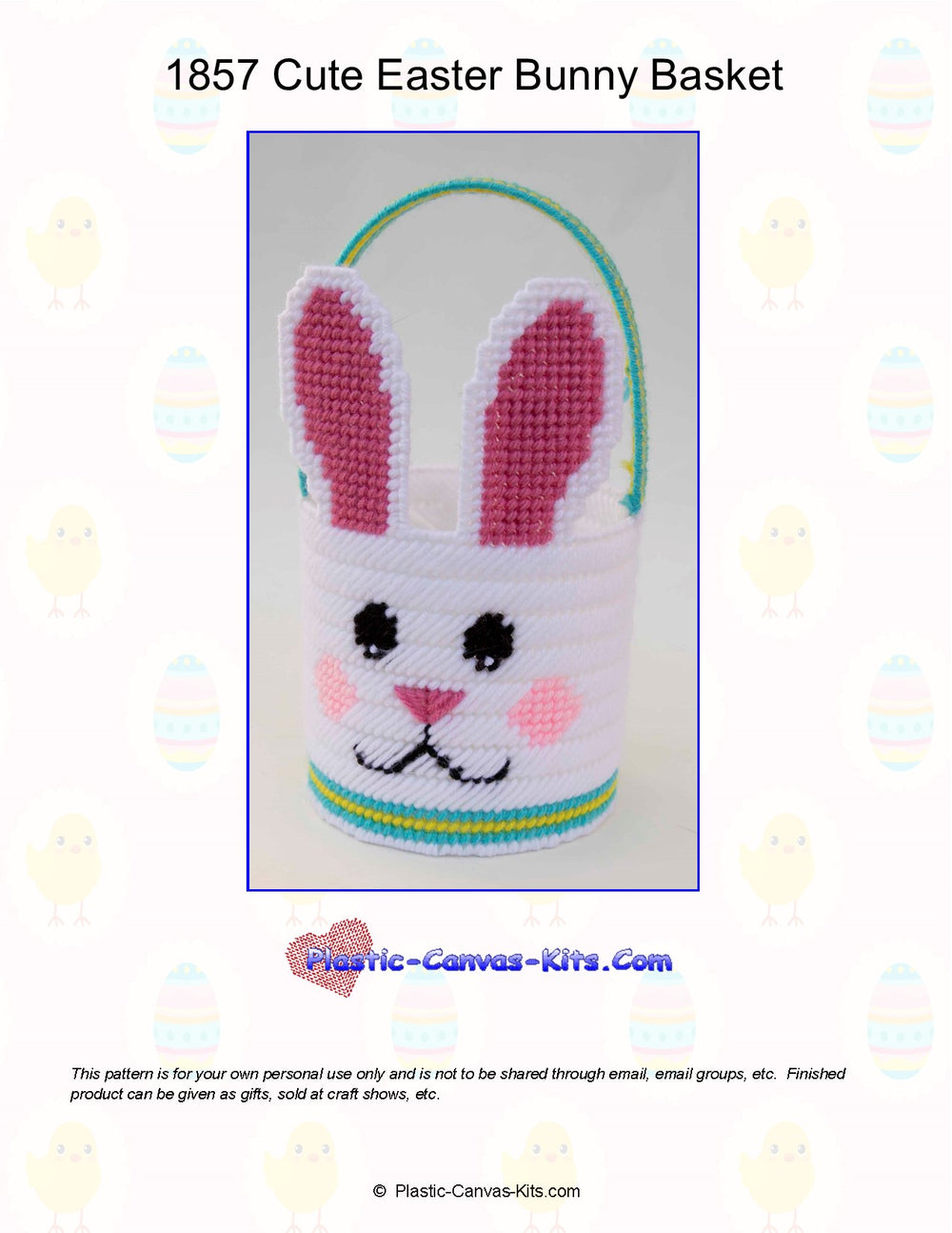 Cute Easter Bunny Basket
