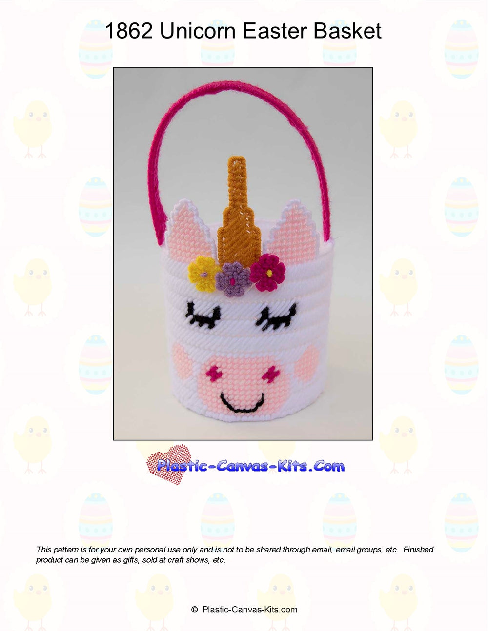 Unicorn Easter Basket