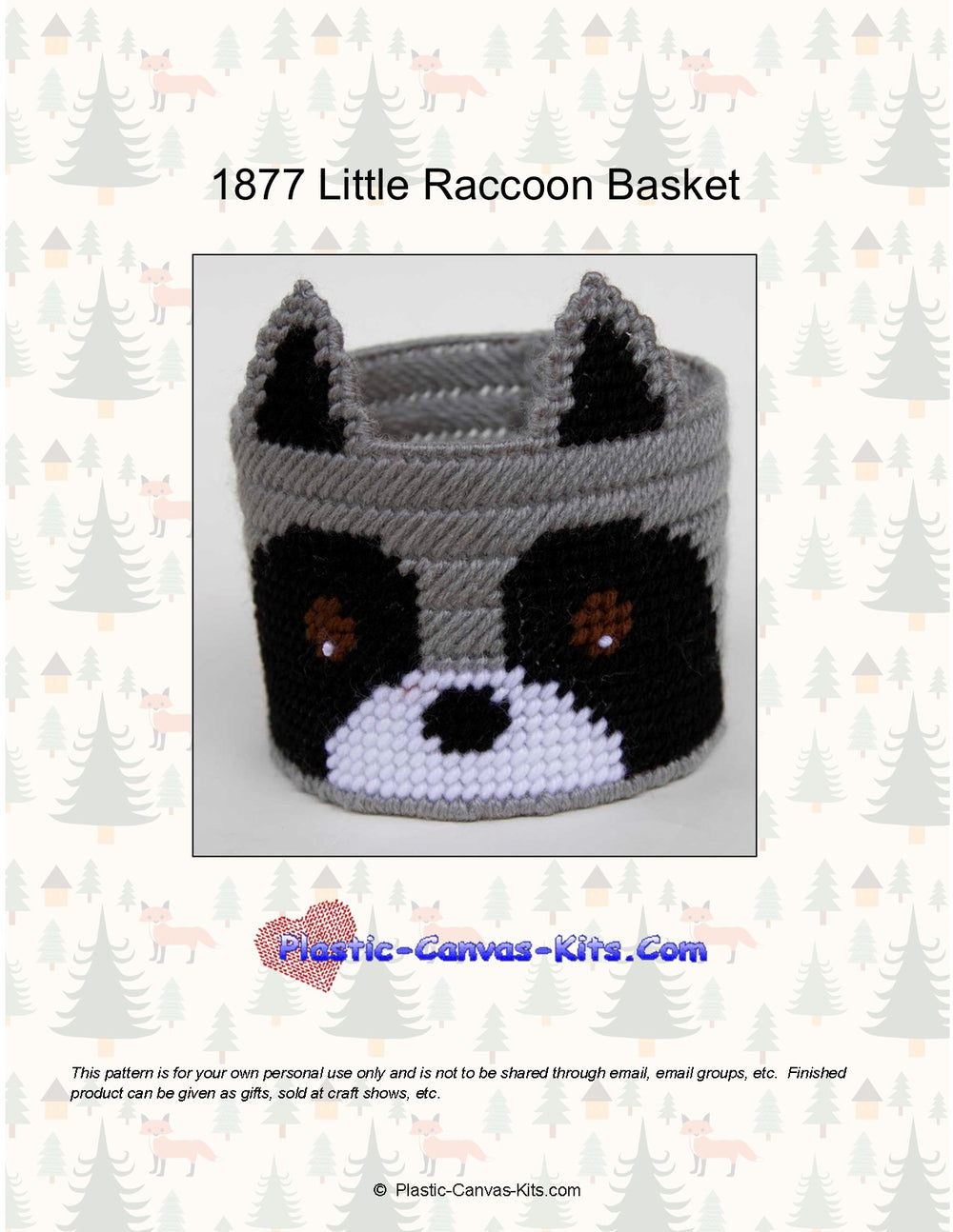 Little Raccoon Basket