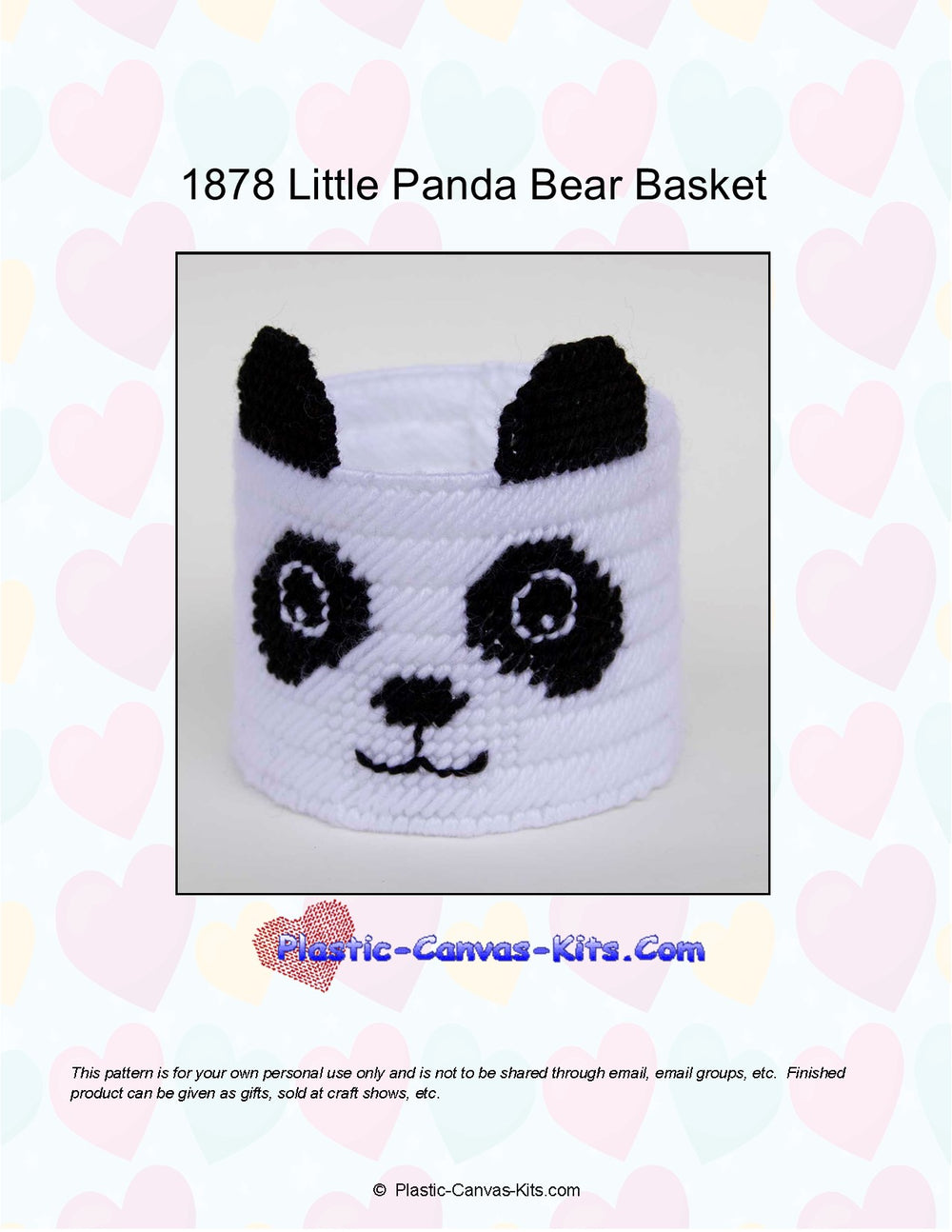 Little Panda Bear Basket