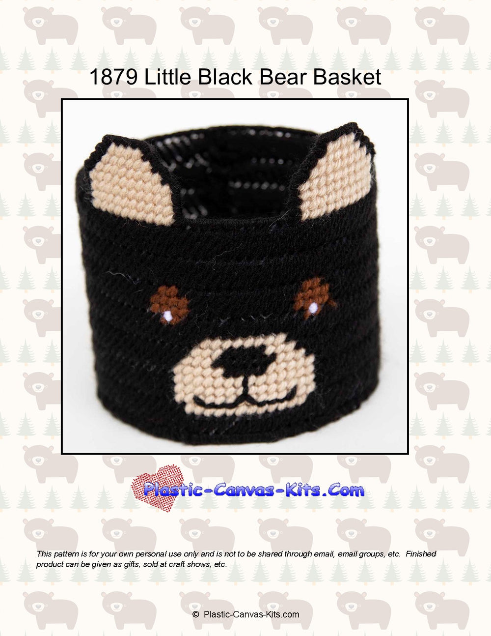 Little Black Bear Basket