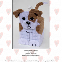 American Bulldog 3-D Tissue Topper