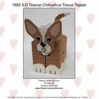 Teacup Chihuahua 3-D Tissue Topper