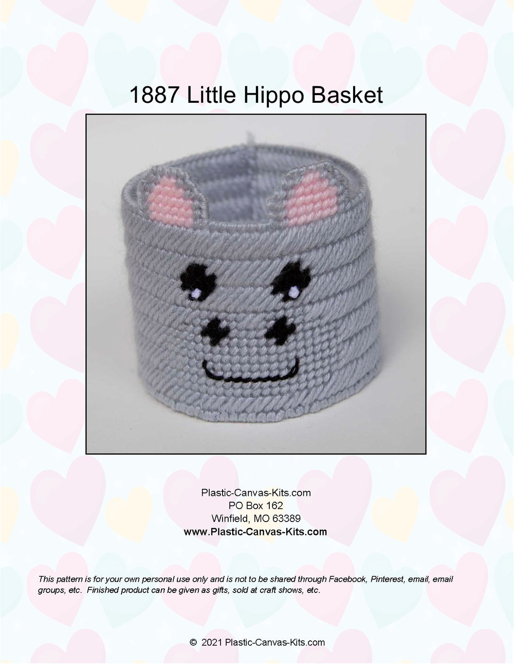 Little Hippo Basket