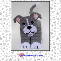 Pitbull Silver Fawn 3-D Tissue Topper