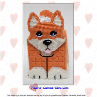 Shiba Inu 3-D Tissue Topper