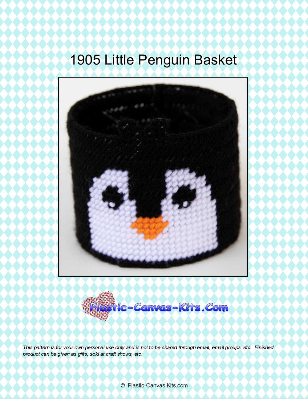 Little Penguin Basket