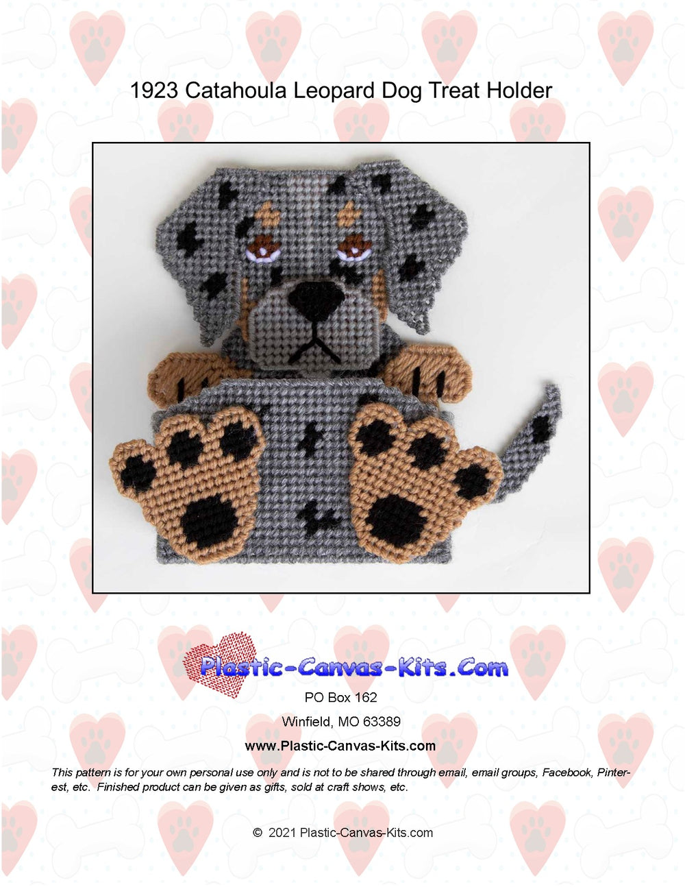 Catahoula Leopard Dog Treat Holder